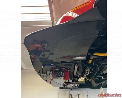 C7 Carbon Legacy Stage-3 Racing Front Splitter With Undertray Track Aero Painted Gloss Black Chevrolet Corvette C6 Z06 | GS | ZR1 2006-2013 - C6Z-1D-2