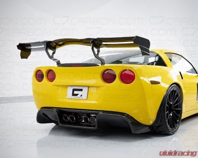 C7 Carbon Legacy Chassis Mounted Rear Spoiler Carbon Fiber Chevrolet Corvette C6 2005-2013 - C6Z-3D-1