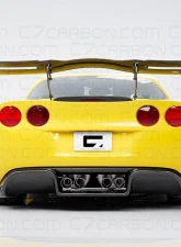 C7 Carbon Legacy Chassis Mounted Rear Spoiler Carbon Fiber Chevrolet Corvette C6 2005-2013                                     - C6Z-3D-1 - Image 2