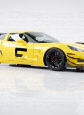 C7 Carbon Legacy Chassis Mounted Rear Spoiler Carbon Fiber Chevrolet Corvette C6 2005-2013                                     - C6Z-3D-1 - Image 4