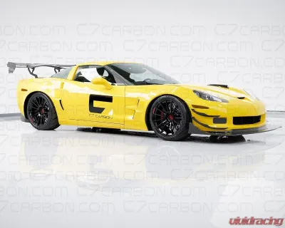C7 Carbon Legacy Chassis Mounted Rear Spoiler Carbon Fiber Chevrolet Corvette C6 2005-2013 - C6Z-3D-1