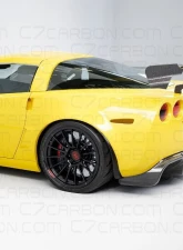 C7 Carbon Legacy Chassis Mounted Rear Spoiler Carbon Fiber Chevrolet Corvette C6 2005-2013                                     - C6Z-3D-1 - Image 5