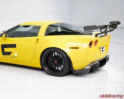 C7 Carbon Legacy Chassis Mounted Rear Spoiler Carbon Fiber Chevrolet Corvette C6 2005-2013 - C6Z-3D-1