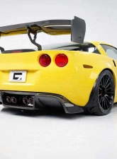 C7 Carbon Victory Chassis Mounted Rear Spoiler Carbon Fiber Chevrolet Corvette C6 2005-2013                                     - C6Z-3H-1 - Image 6