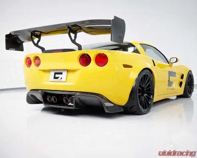 C7 Carbon Victory Chassis Mounted Rear Spoiler Carbon Fiber Chevrolet Corvette C6 2005-2013 - C6Z-3H-1