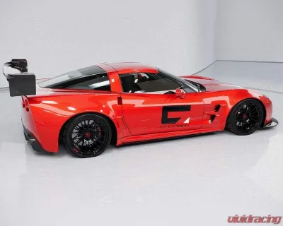 C7 Carbon Victory Chassis Mounted Rear Spoiler Carbon Fiber Chevrolet Corvette C6 2005-2013 - C6Z-3H-1