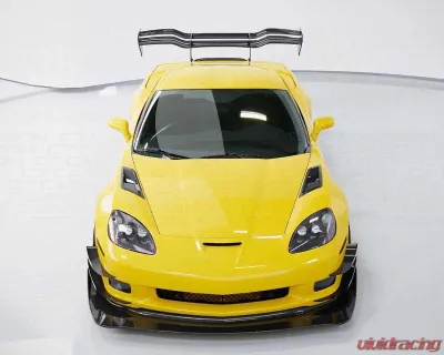 C7 Carbon Nemesis Chassis Mounted Rear Spoiler Carbon Fiber Chevrolet Corvette C6 2005-2013 - C6Z-3N-1