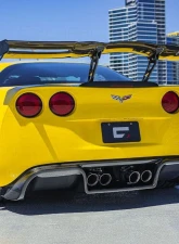 C7 Carbon Legacy Rear Diffuser Unpainted Composite Chevrolet Corvette C6 2005-2013                                     - C6Z-4D-3 - Image 2