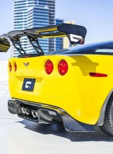 C7 Carbon Legacy Rear Diffuser Unpainted Composite Chevrolet Corvette C6 2005-2013                                     - C6Z-4D-3 - Image 3