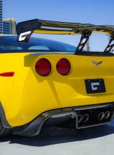 C7 Carbon Legacy Rear Diffuser Unpainted Composite Chevrolet Corvette C6 2005-2013                                     - C6Z-4D-3 - Image 6