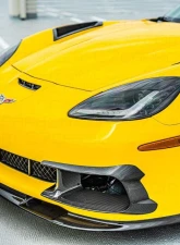 C7 Carbon Bumper Air Cooling Ducts Painted Gloss Black Chevrolet Corvette C6 Z06 | ZR1 | GS 2005-2013                                     - C6Z-5A-2 - Image 6