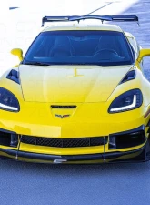 C7 Carbon Bumper Air Cooling Ducts Painted Gloss Black Chevrolet Corvette C6 Z06 | ZR1 | GS 2005-2013                                     - C6Z-5A-2 - Image 2