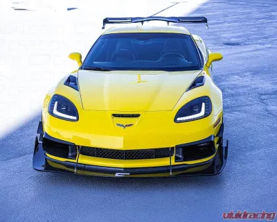 C7 Carbon Bumper Air Cooling Ducts Composite Unpainted Chevrolet Corvette C6 Z06 | ZR1 | GS 2005-2013 - C6Z-5A-3