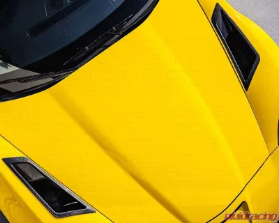 C7 Carbon Front Fender Vents Composite Unpainted Chevrolet Corvette C6 Z06 | ZR1 | GS 2006-2013 - C6Z-5B-3