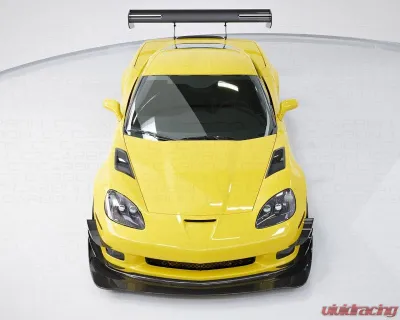 C7 Carbon Champion Bumper Canards Painted Gloss Black Chevrolet Corvette C6 Z06 | ZR1 | GS 2006-2013 - C6Z-5E-2