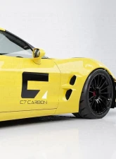 C7 Carbon Champion Bumper Canards Painted Gloss Black Chevrolet Corvette C6 Z06 | ZR1 | GS 2006-2013                                     - C6Z-5E-2 - Image 4