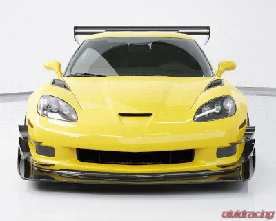 C7 Carbon Champion Bumper Canards Composite Unpainted Chevrolet Corvette C6 Z06 | ZR1 | GS 2006-2013 - C6Z-5E-3