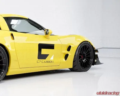 C7 Carbon Champion Bumper Canards Composite Unpainted Chevrolet Corvette C6 Z06 | ZR1 | GS 2006-2013 - C6Z-5E-3