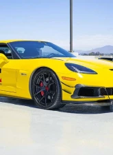 C7 Carbon Front Splitter Carbon Fiber Extended Version with Undertray Chevrolet Corvette Z06|GS|ZR1 2006-2013                                     - C6Z-FS-EX-CF - Image 4