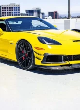 C7 Carbon Front Splitter Carbon Fiber Extended Version with Undertray Chevrolet Corvette Z06|GS|ZR1 2006-2013                                     - C6Z-FS-EX-CF - Image 5
