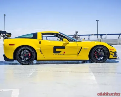 C7 Carbon Front Splitter Carbon Fiber Extended Version with Undertray Chevrolet Corvette Z06|GS|ZR1 2006-2013 - C6Z-FS-EX-CF