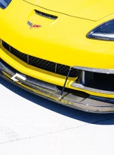 C7 Carbon Front Splitter Carbon Fiber Extended Version with Undertray Chevrolet Corvette Z06|GS|ZR1 2006-2013                                     - C6Z-FS-EX-CF - Image 7