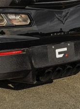 C7 Carbon OEM Style Rear Diffuser With Exhaust Shields Carbon Fiber Chevrolet Corvette C7 2014-2019                                     - C7-RD-CF - Image 5
