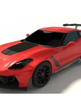 C7 Carbon Corvette C7R Wide Body Conversion Kit Chevrolet Corvette C7 Stingray | Z06 2014-2020                                     - C7-WBK1 - Image 4