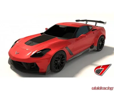 C7 Carbon Corvette C7R Wide Body Conversion Kit Chevrolet Corvette C7 Stingray | Z06 2014-2020 - C7-WBK1
