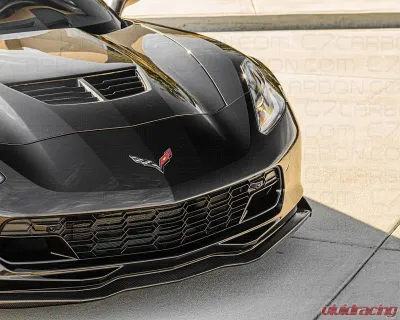C7 Carbon Z06 Stage-2 Front Splitter Unpainted Composite Chevrolet Corvette C7 | Z06 2014-2020 - C7-Z06-FS-FRP