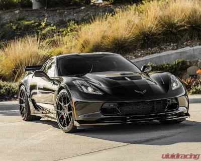 C7 Carbon Z06 Stage-2 Front Splitter Unpainted Composite Chevrolet Corvette C7 | Z06 2014-2020 - C7-Z06-FS-FRP