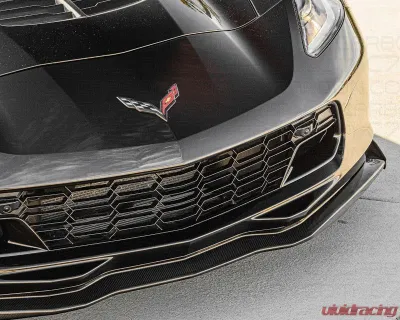 C7 Carbon Z06 Stage-2 Front Splitter Unpainted Composite Chevrolet Corvette C7 | Z06 2014-2020 - C7-Z06-FS-FRP