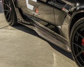 C7 Carbon Z06/Z07 OEM Style Side Skirt Set Rocker Panels Unpainted Composite Chevrolet Corvette C7 Stingray | Z51 | Z06 | GS 2014-2019