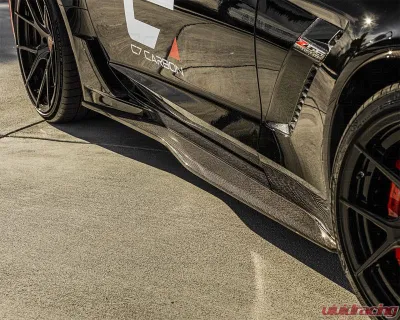 C7 Carbon Z06/Z07 OEM Style Side Skirt Set Rocker Panels Unpainted Composite Chevrolet Corvette C7 Stingray | Z51 | Z06 | GS 2014-2019 - C7-Z06-SS-FRP