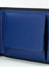 C7 CarbonLeather Wallet Bifold With RFID Blocking Carbon Fiber Black & Blue                                     - C7W01-RFID-Blue - Image 6