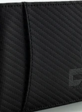 C7 Carbon Leather Wallet Bifold With RFID Blocking Carbon Fiber Black & Orange                                     - C7W01-RFID-Orange - Image 2