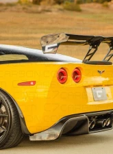 C7 Carbon Chassis Mounted Rear Wing Legacy Painted Carbon Flash Chevrolet Corvette C7 Z06 | GS 2015-2019                                     - C7Z-3D-4 - Image 8