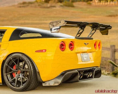 C7 Carbon Chassis Mounted Rear Wing Legacy Painted Carbon Flash Chevrolet Corvette C7 Z06 | GS 2015-2019 - C7Z-3D-4