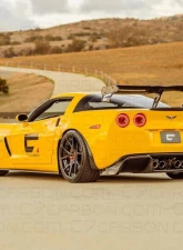 C7 Carbon Chassis Mounted Rear Wing Legacy Painted Carbon Flash Chevrolet Corvette C7 Z06 | GS 2015-2019                                     - C7Z-3D-4 - Image 2