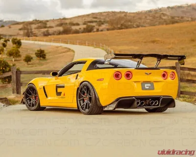 C7 Carbon Chassis Mounted Rear Wing Legacy Painted Carbon Flash Chevrolet Corvette C7 Z06 | GS 2015-2019 - C7Z-3D-4