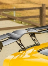 C7 Carbon Chassis Mounted Rear Wing Legacy Painted Carbon Flash Chevrolet Corvette C7 Z06 | GS 2015-2019                                     - C7Z-3D-4 - Image 4