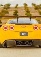 C7 Carbon Chassis Mounted Rear Wing Legacy Painted Carbon Flash Chevrolet Corvette C7 Z06 | GS 2015-2019                                     - C7Z-3D-4 - Image 5