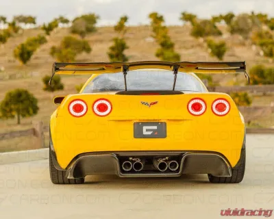 C7 Carbon Chassis Mounted Rear Wing Legacy Painted Carbon Flash Chevrolet Corvette C7 Z06 | GS 2015-2019 - C7Z-3D-4