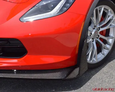 C7 Carbon C7.R Style Front Splitter Unpainted Composite Chevrolet Corvette C7 Z06 | GS 2015-2019 - C7Z-C7R-FS-FRP