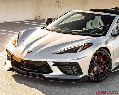 C7 Carbon 5VM Style Front Splitter Unpainted Composite Chevrolet Corvette C8 Stingray | Z51 2020-2024 - C8-1A-3