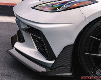 C7 Carbon Race Edition Front Splitter Stage-2 Unpainted Composite Chevrolet Corvette C8 Stingray | Z51 2020-2024 - C8-1B-3