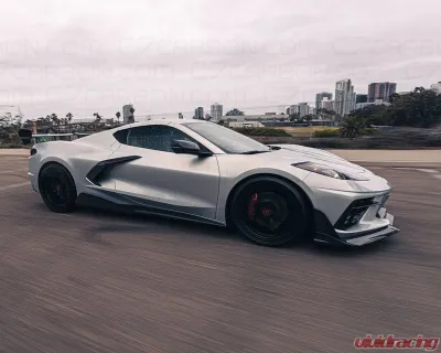 C7 Carbon Race Edition Front Splitter Stage-2 Unpainted Composite Chevrolet Corvette C8 Stingray | Z51 2020-2024 - C8-1B-3