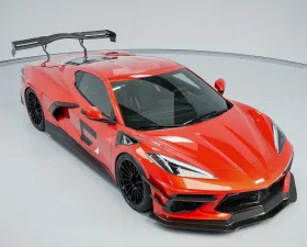 C7 Carbon Champion Front Splitter Painted Carbon Flash Chevrolet Corvette C8 Stingray | Z51 2020-2024