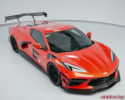 C7 Carbon Champion Front Splitter Painted Carbon Flash Chevrolet Corvette C8 Stingray | Z51 2020-2024 - C8-1C-4