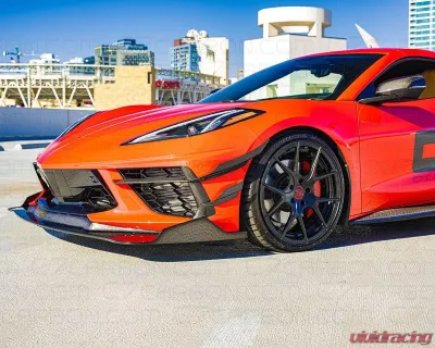 C7 Carbon Legacy Edition Front Splitter Stage-3 Unpainted Composite Chevrolet Corvette C8 Stingray | Z51 2020-2024 - C8-1D-3